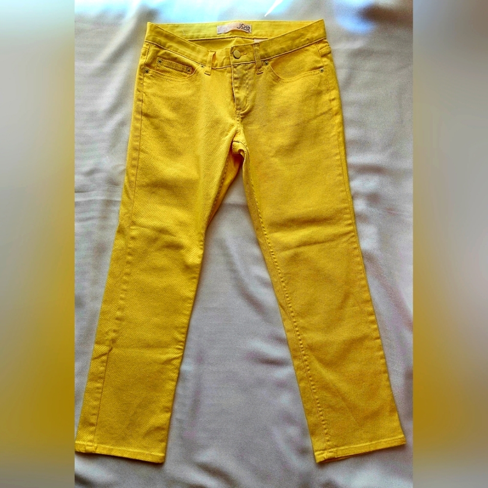 Joe Fresh Style Frais Denim Jeans Yellow Size 6
